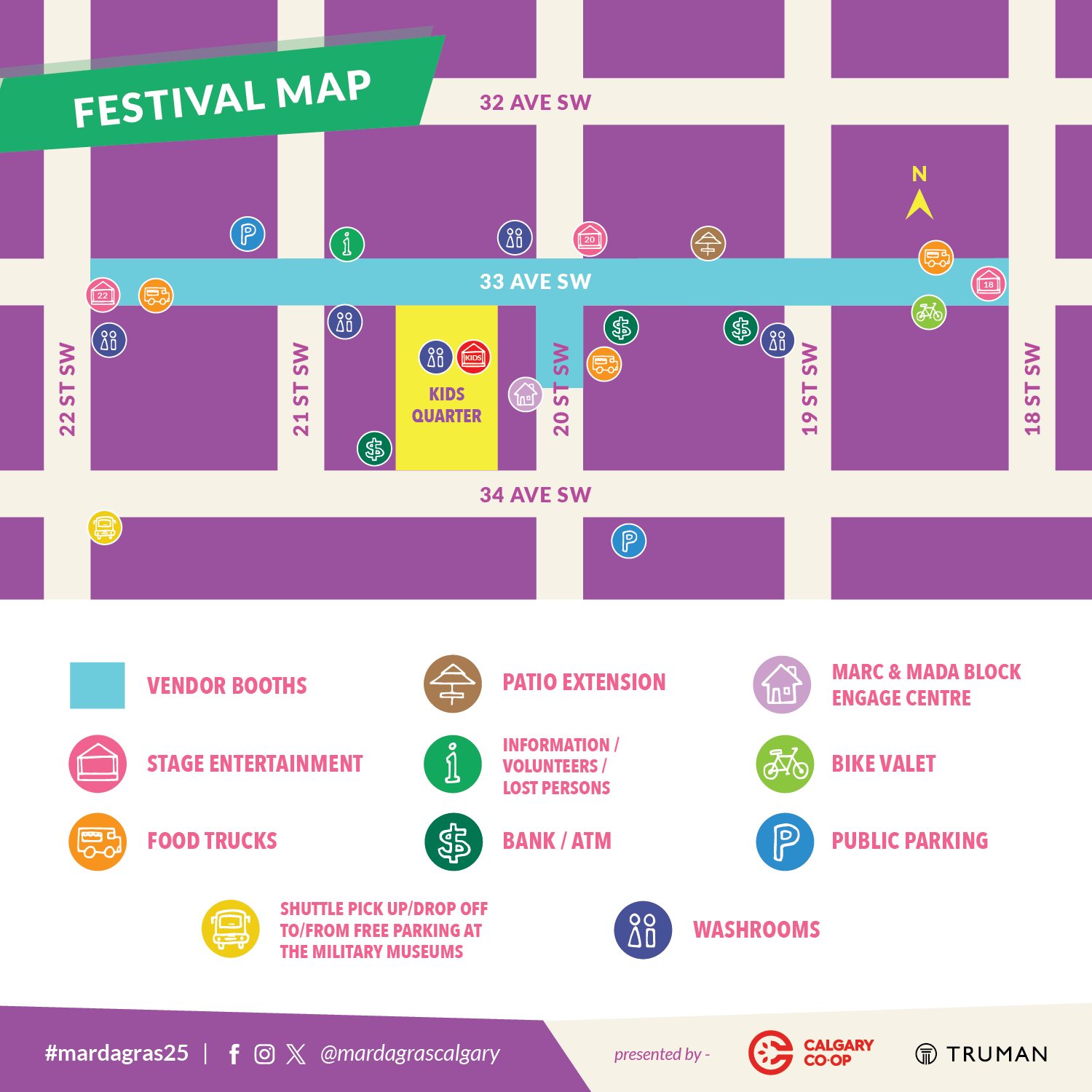 Festival Map & Schedule